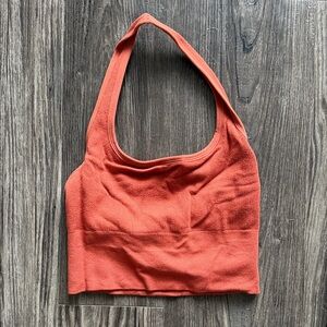 Fabletics Orange Sports Bra